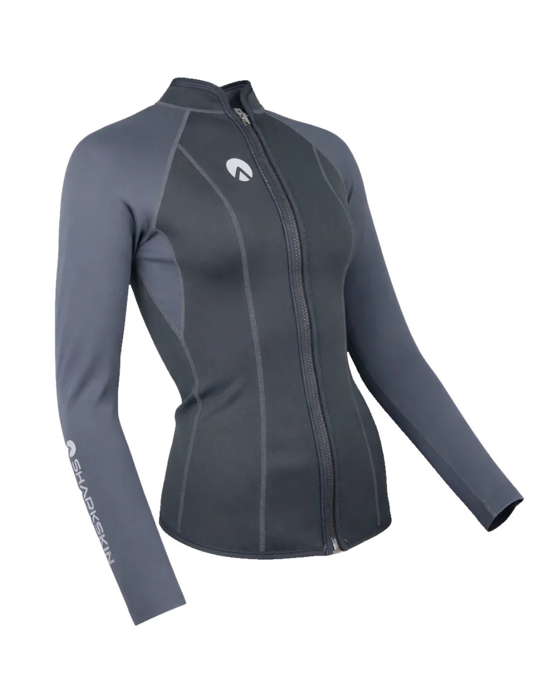 Sharkskin High Performance T2 Long Sleeve Full Zip Top Womens - Infinity DiveSharkskin High Performance T2 Long Sleeve Full Zip Top WomensSharkskin