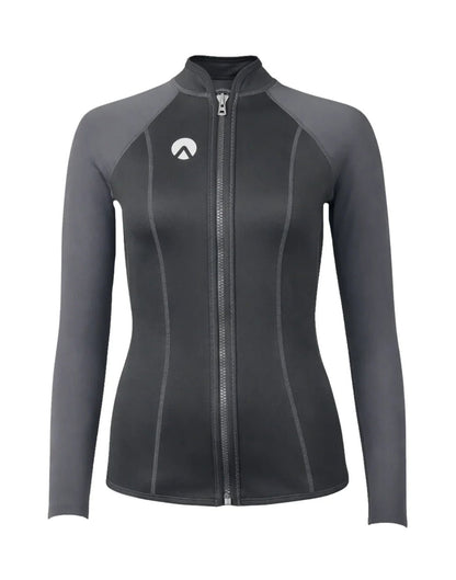 Sharkskin High Performance T2 Long Sleeve Full Zip Top Womens - Infinity DiveSharkskin High Performance T2 Long Sleeve Full Zip Top WomensSharkskin