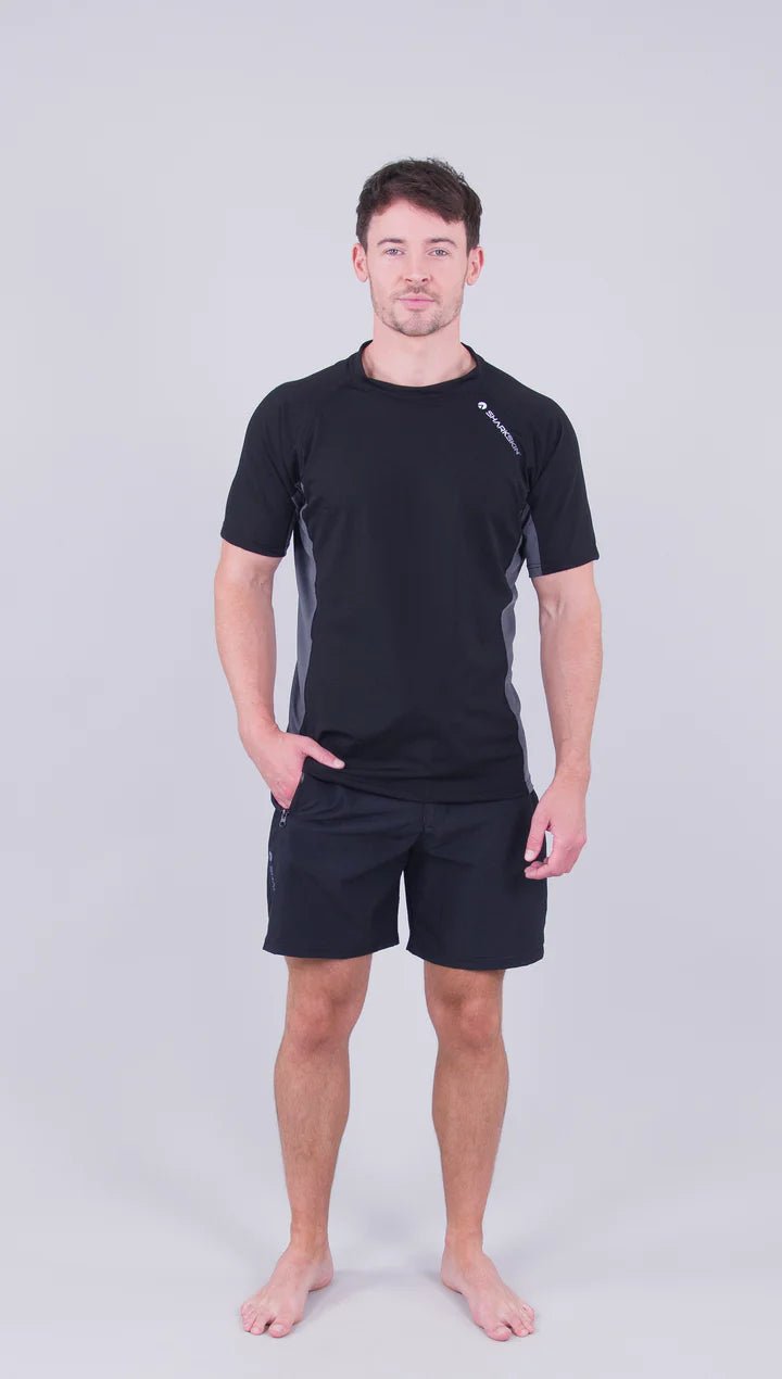 Sharkskin Rapid Dry Rashie Short Sleeve Top - Unisex - Infinity DiveSharkskin Rapid Dry Rashie Short Sleeve Top - Unisexsharkskin