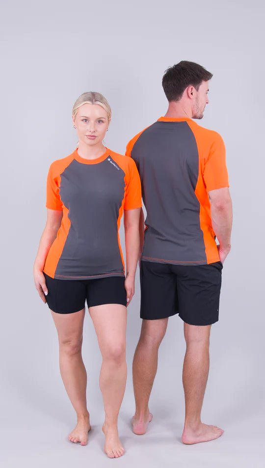 Sharkskin Rapid Dry Rashie Short Sleeve Top - Unisex - Infinity DiveSharkskin Rapid Dry Rashie Short Sleeve Top - Unisexsharkskin