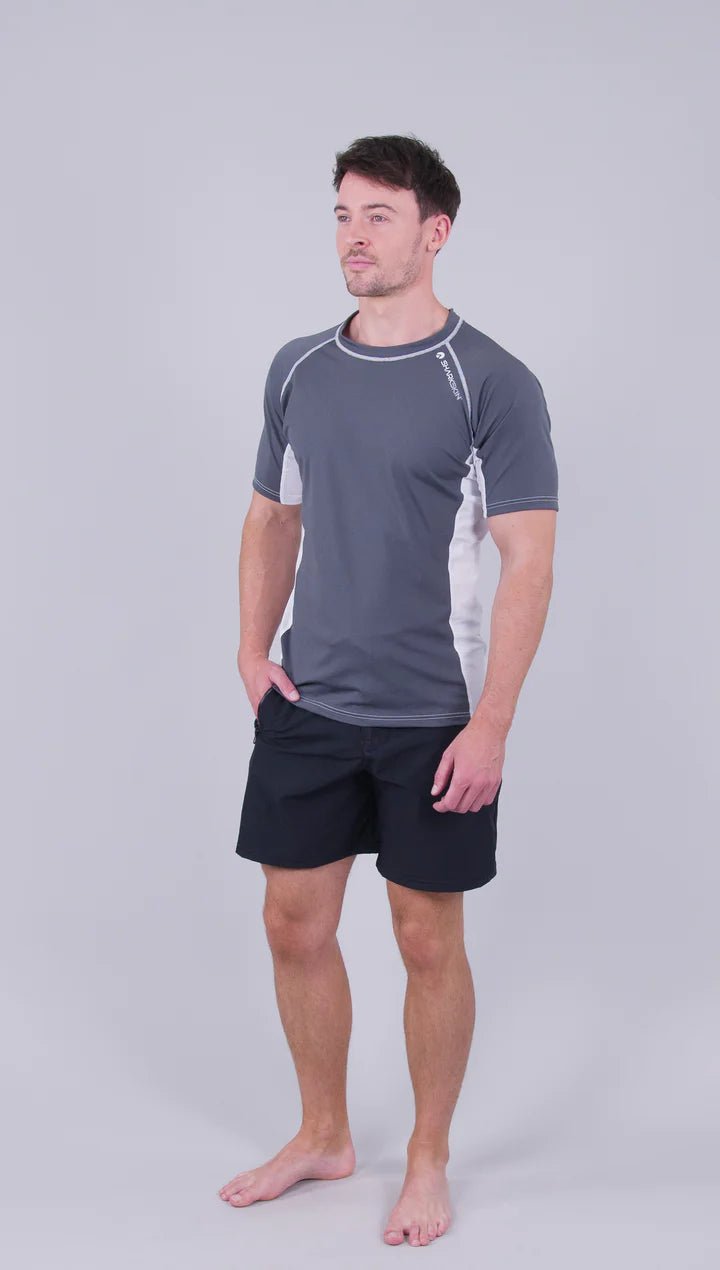 Sharkskin Rapid Dry Rashie Short Sleeve Top - Unisex - Infinity DiveSharkskin Rapid Dry Rashie Short Sleeve Top - Unisexsharkskin