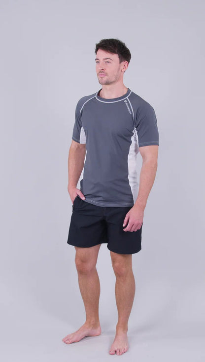 Sharkskin Rapid Dry Rashie Short Sleeve Top - Unisex - Infinity DiveSharkskin Rapid Dry Rashie Short Sleeve Top - Unisexsharkskin