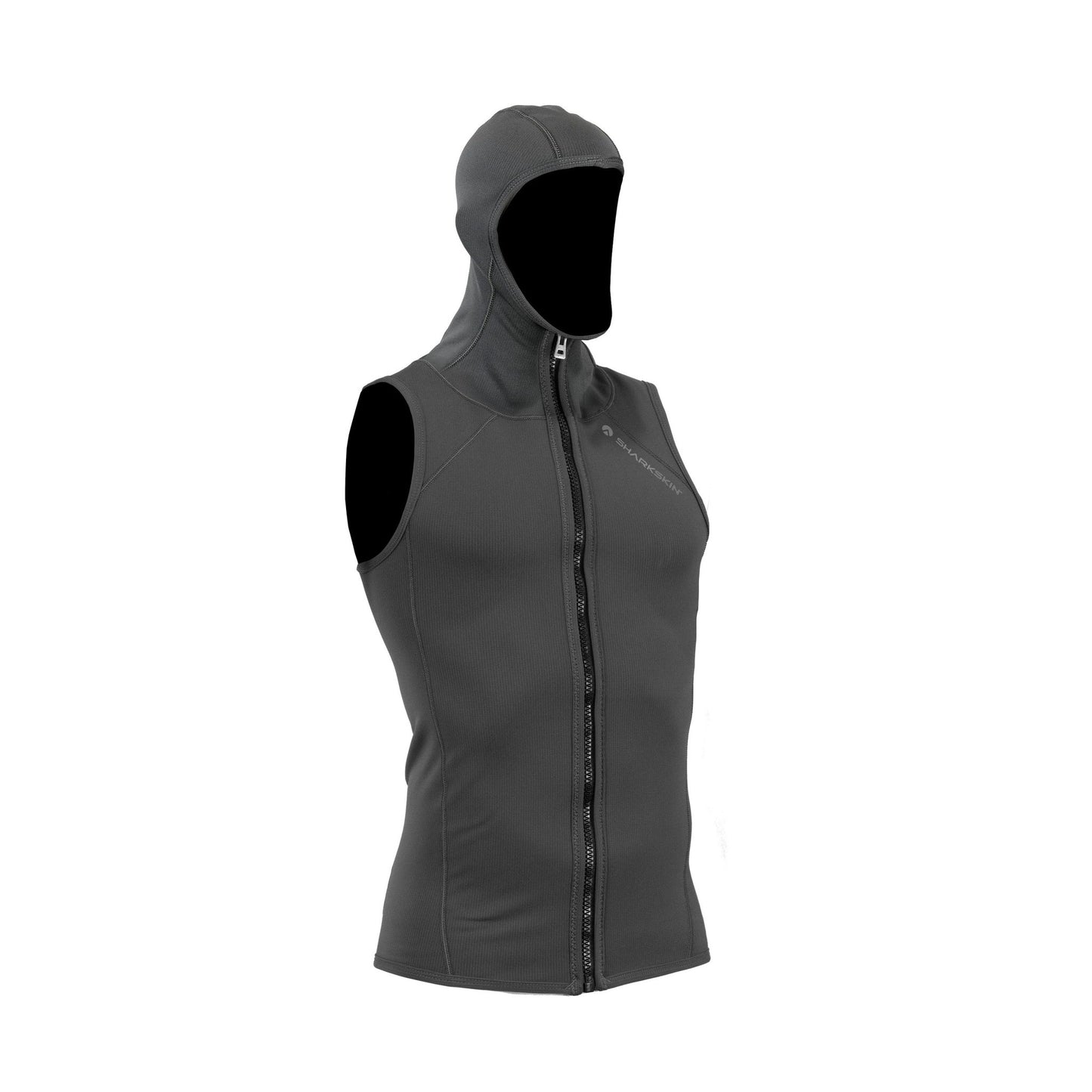 Sharkskin T2 Chillproof Full Zip Vest With Hood - Men - Infinity DiveSharkskin T2 Chillproof Full Zip Vest With Hood - MenSharkskin