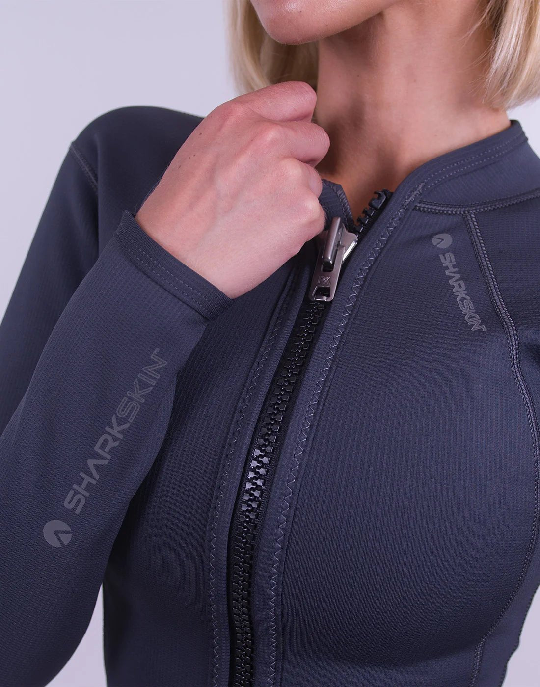 Sharkskin T2 Chillproof Long Sleeve Full Zip Top - Women - Infinity DiveSharkskin T2 Chillproof Long Sleeve Full Zip Top - WomenSharkskin