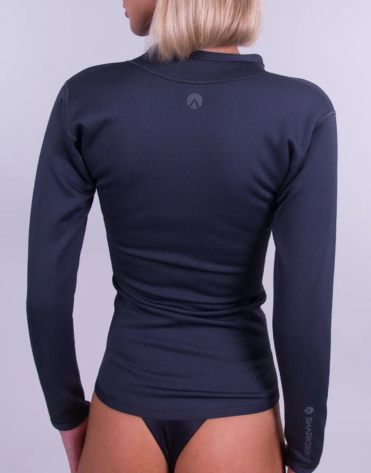 Sharkskin T2 Chillproof Long Sleeve Full Zip Top - Women - Infinity DiveSharkskin T2 Chillproof Long Sleeve Full Zip Top - WomenSharkskin
