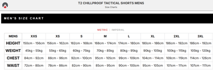 Sharkskin T2 Chillproof Tactical Shorts - Men - Infinity DiveSharkskin T2 Chillproof Tactical Shorts - MenSharkskin