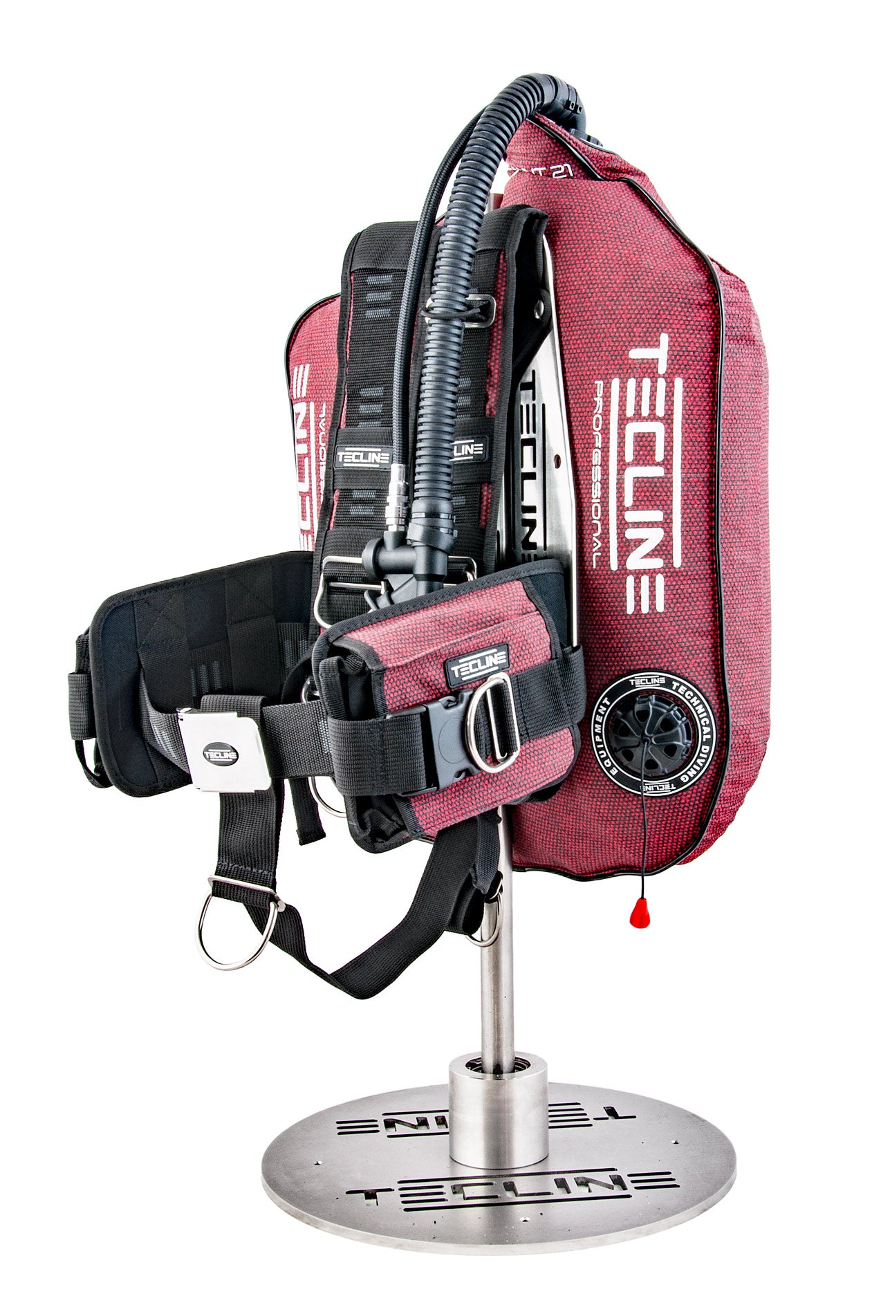 Tecline Peanut 21 Professional BC System (21kg/ 46lbs) - Red Kevlar Set Comfort - Weight 5.2kg