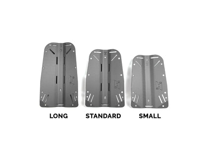 Halcyon Backplate with Harness - Aluminium/ Stainless Steel
