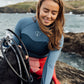 Fourth Element Classic Fit Long Sleeves Hydro-T Deep/ Ocean Blue - Women