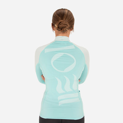 Fourth Element Classic Fit Long Sleeves Hydro-T Aqua/ Surf Spray - Women