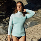 Fourth Element Classic Fit Long Sleeves Hydro-T Aqua/ Surf Spray - Women