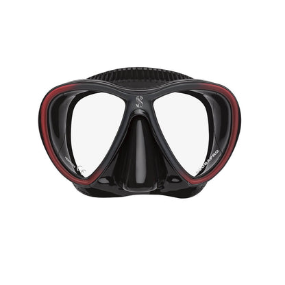 Scubapro Synergy Twin W Spectra 干式呼吸管套装黑色/红色
