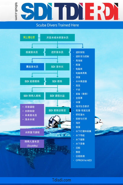 开放水域电子学习课程