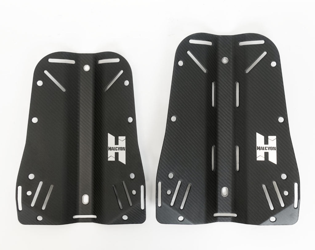 Halcyon Backplate with Harness - Carbon/ Carbon Pro/ Aluminium/ Stainless Steel