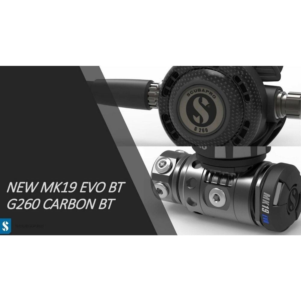Scubapro MK19 Evo BT Black Tech/ G260 Carbon BT Regulator System
