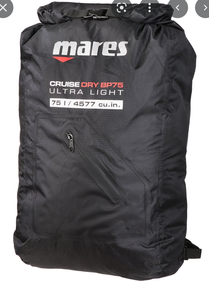 Mares Cruise Dry BP-Light 75 Dive Gear Backpack Bag - 75 Litres