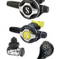 Scubapro 調節器套裝：MK17 Evo（Din 或 Yoke）+ S600 + Octopus + 免費 Reefline Spg
