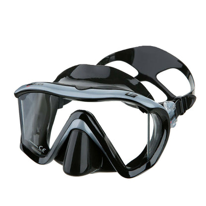 Mares i3 Dive Mask with Foldable Snorkel Set (Black)