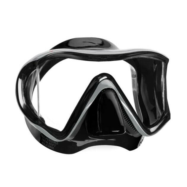 Mares i3 面罩带可折叠呼吸管套装（黑色）