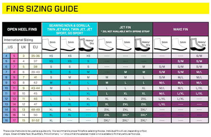 Scubapro Go 运动脚蹼 - 黑色