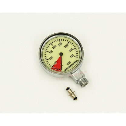 Scubapro 标准压力表，带 10、20、60、85 和 90 厘米软管