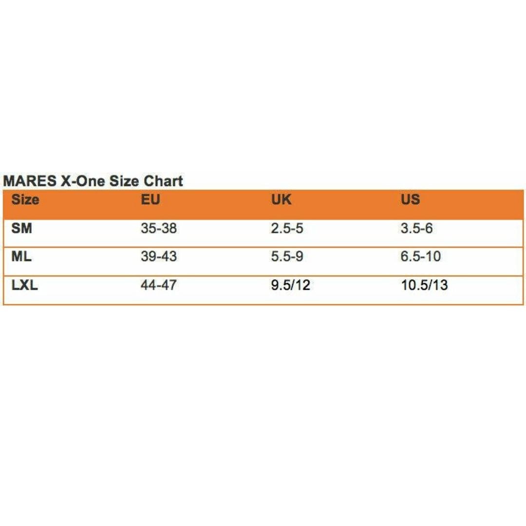 Mares X-one Bonito 面镜、通气管和脚蹼套装 - 绿色