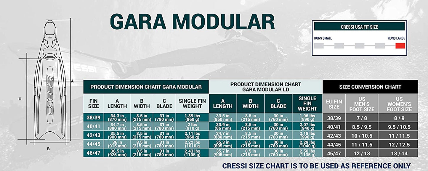 Cressi Gara Modular LD Fins