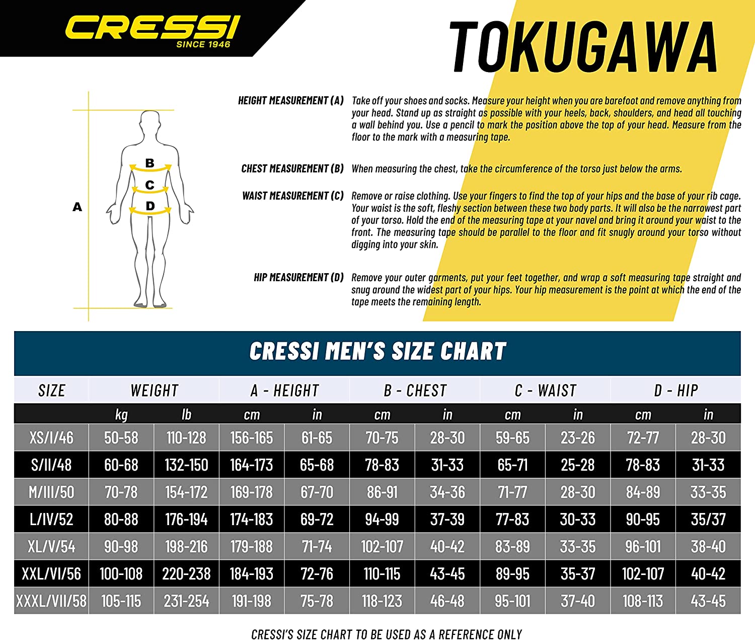 Cressi Tokugawa Skin 2mm Men 2PC – InfinityDive