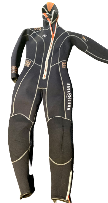 Aqua Lung 潛水衣帶兜帽 6.5 毫米高密度女式 - M 碼 二手