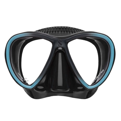 Scubapro Synergy 潜水面罩 黑色/绿松石色