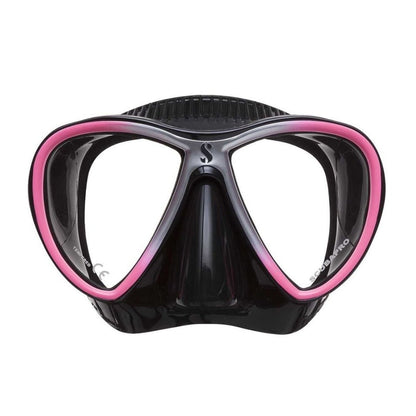 Scubapro Synergy 双潜水面罩黑色/粉色