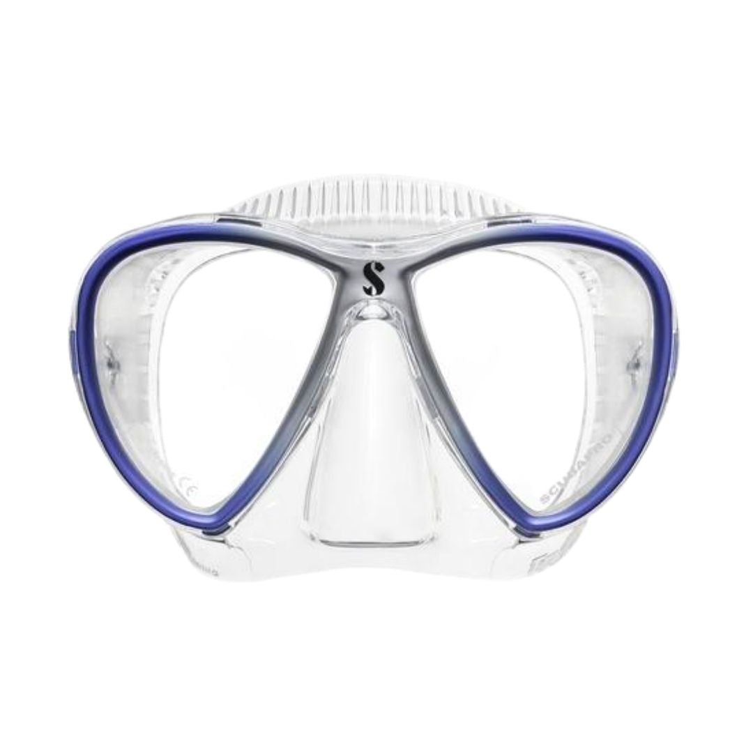 Scubapro Synergy 雙潛水面鏡 透明/藍色