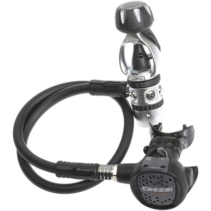 Main product image displaying the AC2 Compact regulator system with first and second stage
