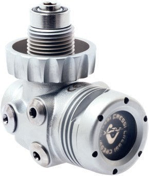 Close up of the environmentally sealed T10 SC first stage regulator
