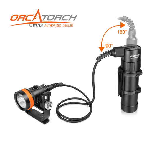 OrcaTorch D630 4000 流明潜水灯