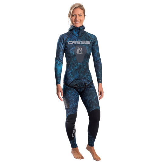 Cressi Tokugawa Camo Open Cell Wetsuit 3.5mm 2PC - Lady