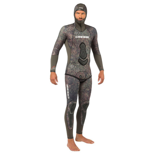 Cressi Seppia 开放式迷彩潜水衣 3.5 毫米 2 件 - 男士