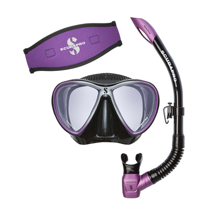 Scubapro Synergy Twin Mask Set     Black/Purple