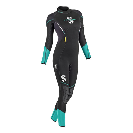 Scubapro 运动潜水衣 - 3 毫米 - 黑色/绿松石色 - 女式