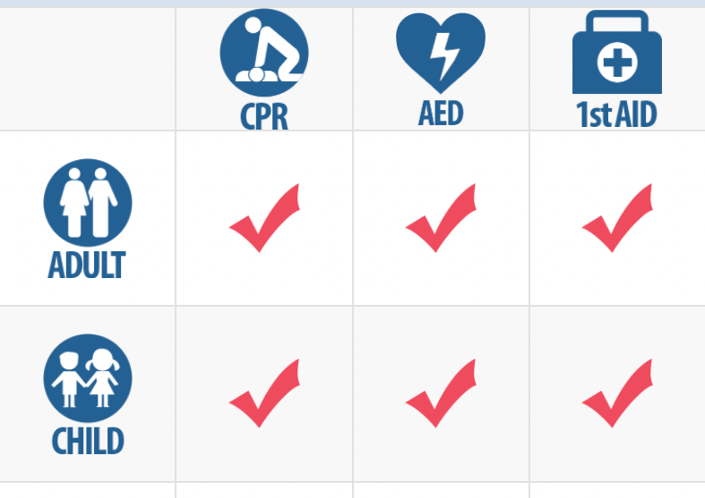 First Response Training - Adult, Child Emergency Care Course