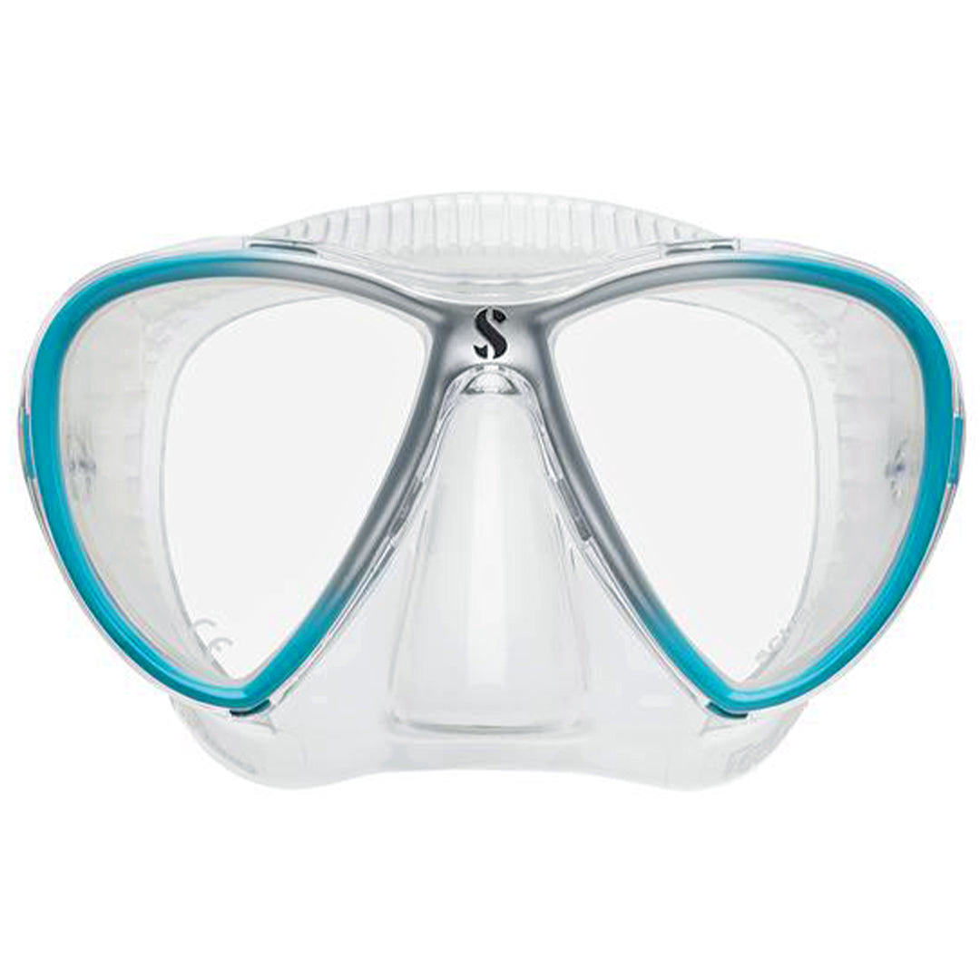 Scubapro Synergy Twin Lens Scuba Mask Clear / Turquoise – Infinity