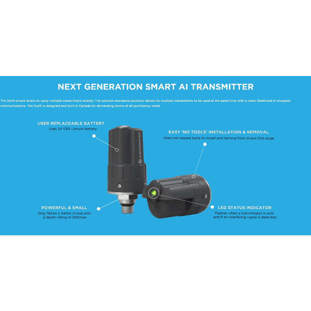 Shearwater Swift Smart Transmitter