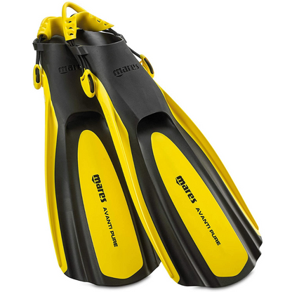 Mares Avanti Pure Open Heel Fins - Yellow - Clearance