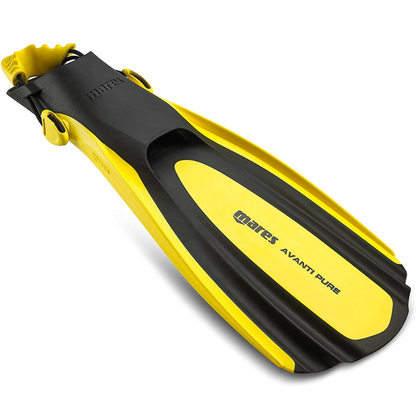 Mares Avanti Pure Open Heel Fins - Yellow - Clearance