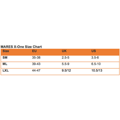 Mares X-one Bonito 面镜、通气管和脚蹼套装 - 红色