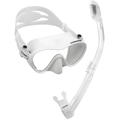 Cressi F1 Dive Mask + Dry Snorkel Set