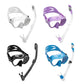 Cressi F1 Mask + Dry Snorkel MS Set