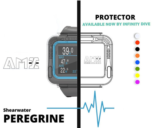 AMX Aluminum Protector for Shearwater Peregrine Dive Computer - Infinity DiveAMX Aluminum Protector for Shearwater Peregrine Dive ComputerAMX Teknology