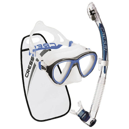 Cressi Anti-fog Quantum Dive Mask & Itaca Ultra Dry Snorkel Set - Infinity DiveCressi Anti-fog Quantum Dive Mask & Itaca Ultra Dry Snorkel SetCressi