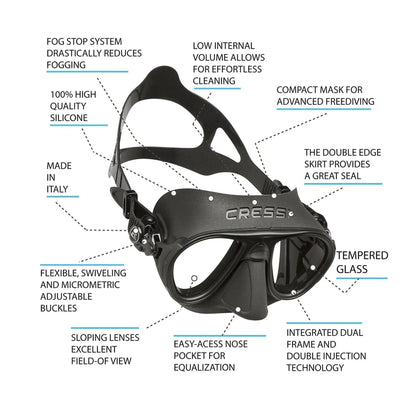Cressi Calibro Dive Mask - Infinity DiveCressi Calibro Dive MaskCressi